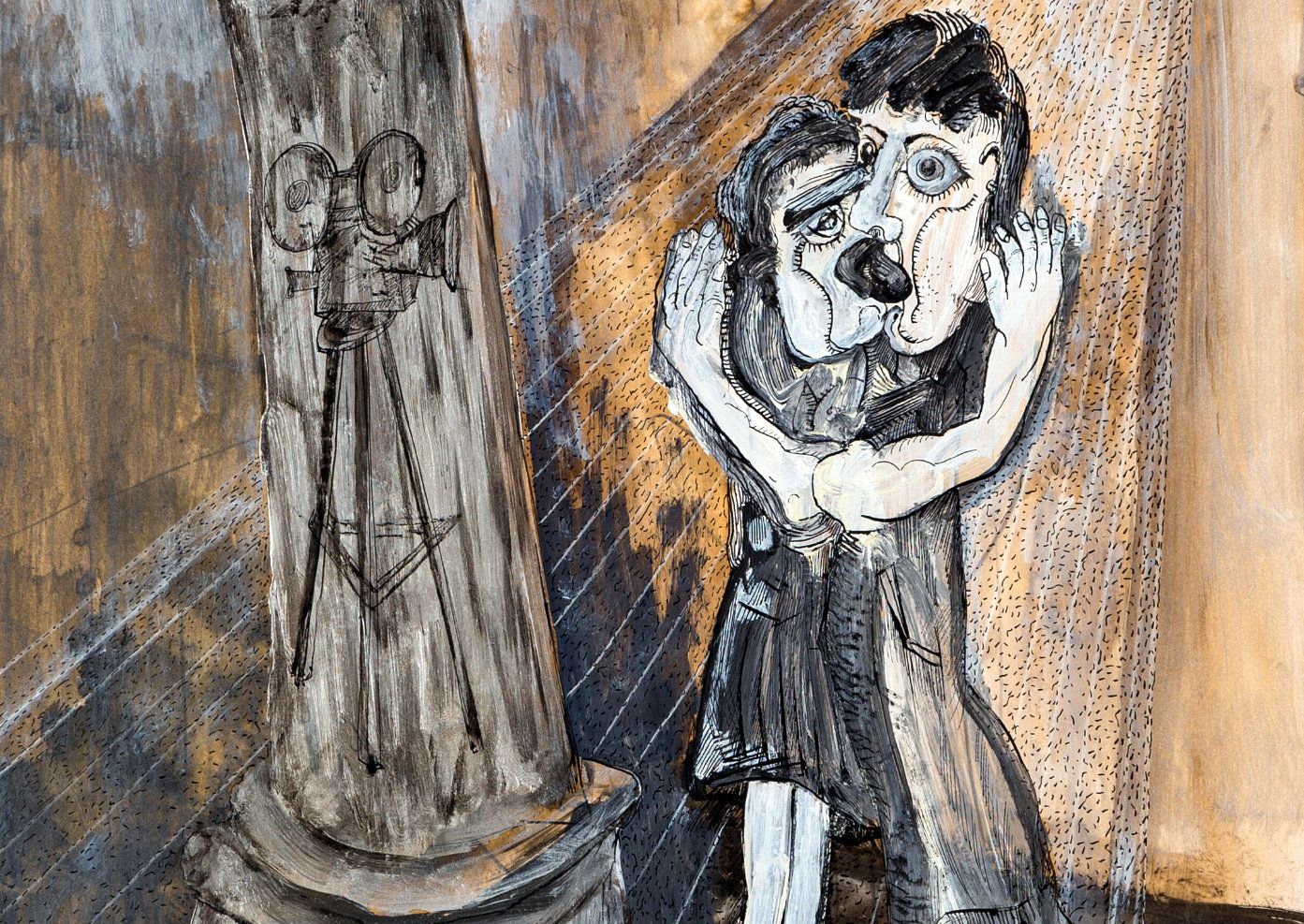 Exposición 'Bicos de cine' de Manuel Moldes en Pontevedra