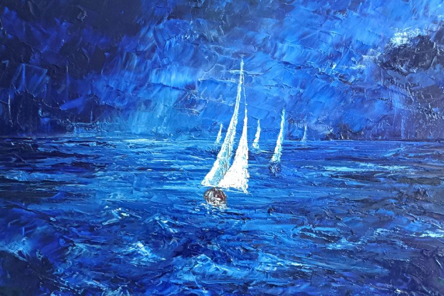 Exposición "Miscelánea" de Daniel Domínguez en el Palacete das Mendoza en Pontevedra