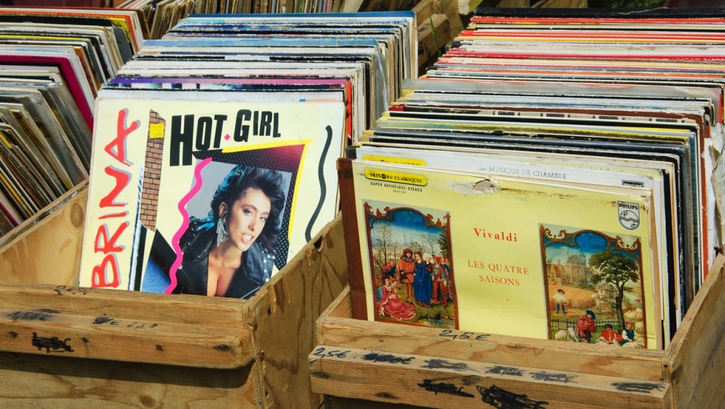 Mercadillo de antigüedades en Pontevedra