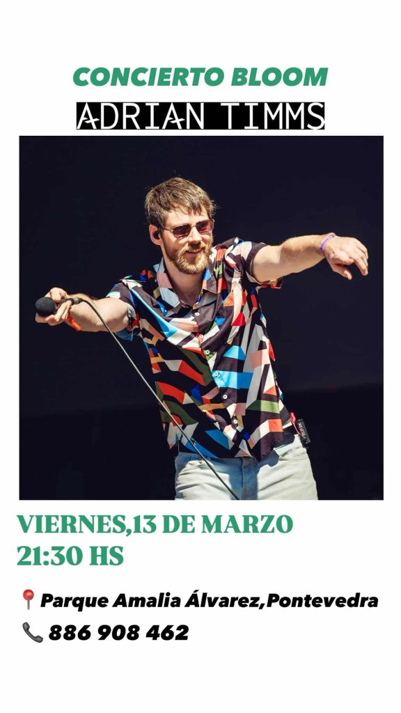 Concierto de Adrián Timms en Pontevedra