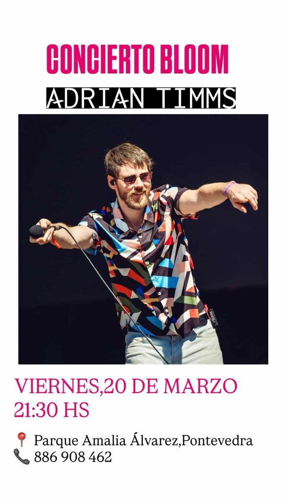 Concierto de Adrian Timms en Pontevedra