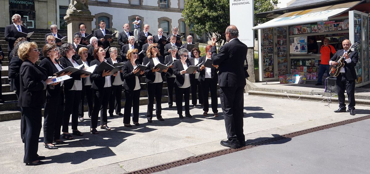 Concierto de la Coral Polifónica "O Chopo" en Lérez