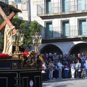Procesión del Encuentro con Vía Crucis Penitencial en Pontevedra
