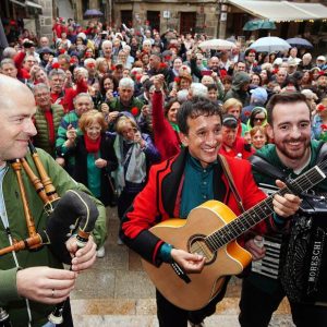 Cantata pública en Pontevedra: Grândola Vila Morena