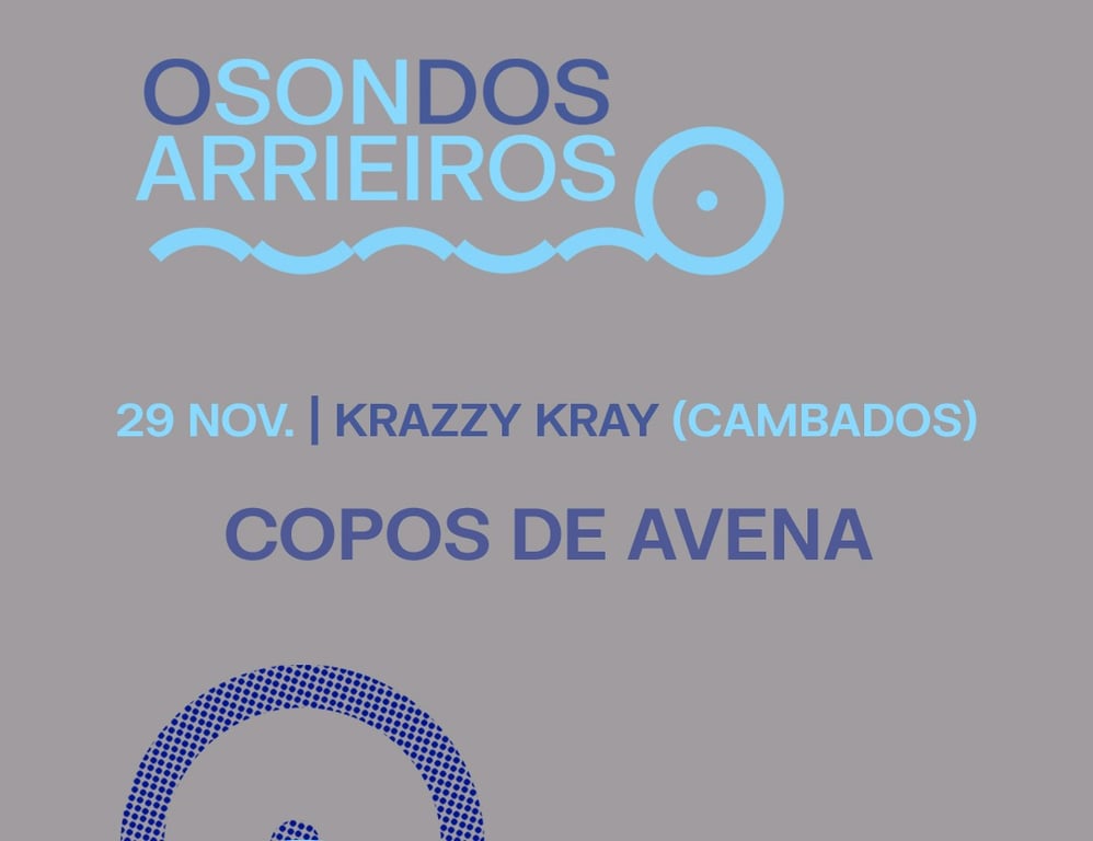 Concierto de Copos de Avena en el ciclo O SON DOS ARRIEIROS en Cambados