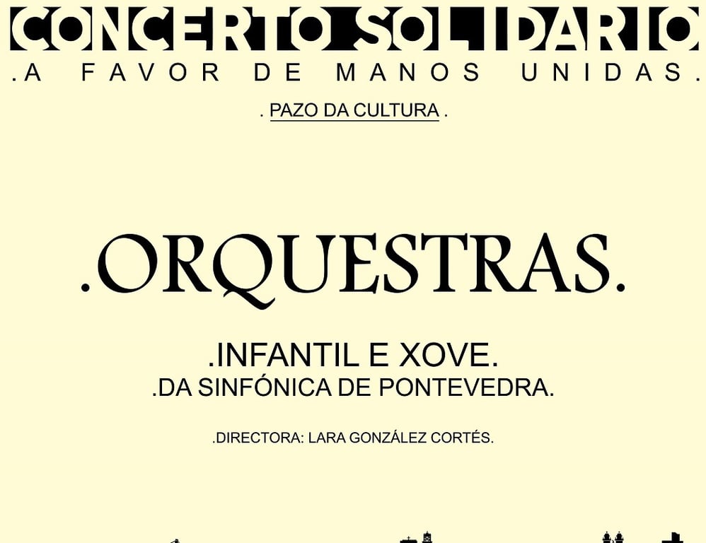 Concierto Solidario de las Orquestas Infantil y Joven de la Sinfónica de Pontevedra
