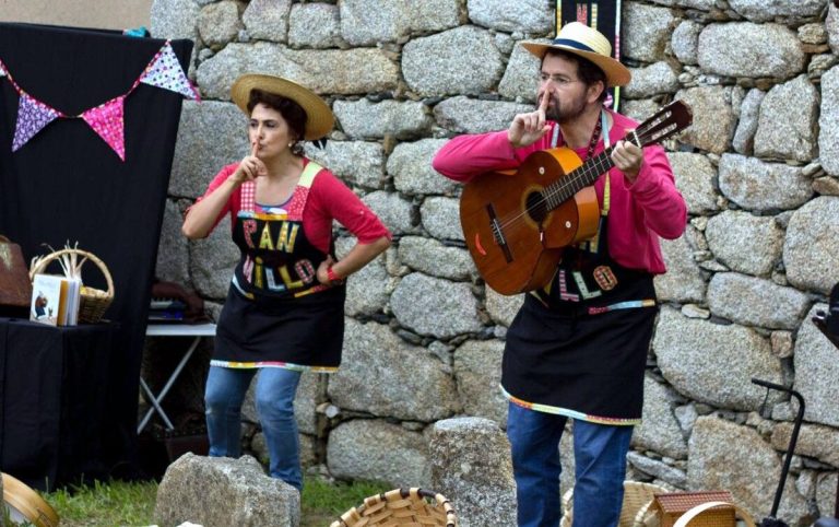 Espectáculo infantil "Brincadeiras da lingua" de Migallas Teatro en Pontevedra