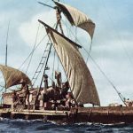 Proyección del documental "Kon-Tiki" en la Illa de Arousa