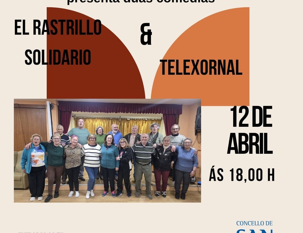 El rastrillo solidario y Telexornal en Sanxenxo