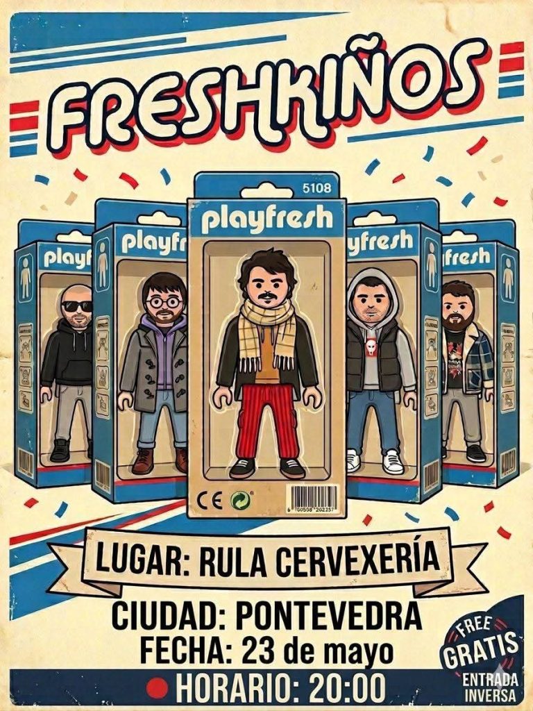 Concierto de Os Freshkiños en Rula Cervexería