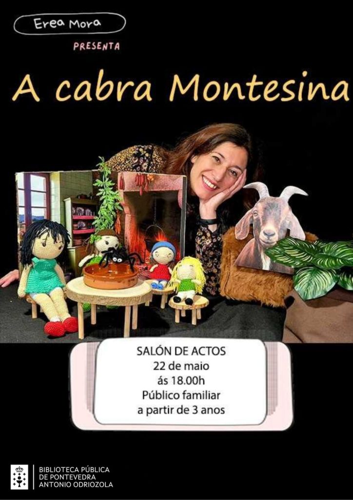 Cuentacuentos "A cabra Montesina" en la Biblioteca Pública de Pontevedra