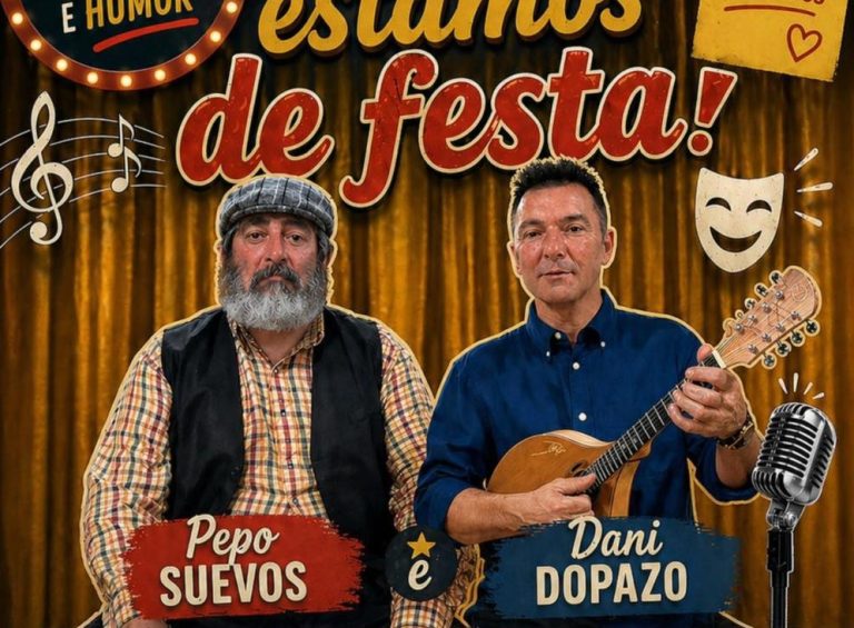 Espectáculo cómico-musical ‘Aínda estamos de festa’ en Sanxenxo con Pepo Suevos y Dani Dopazo