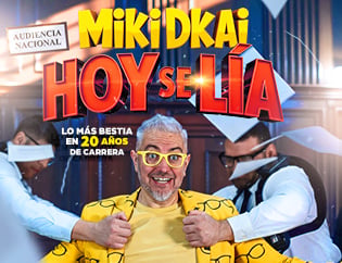 Miki Dkai presenta “Hoy se lía” en Redondela