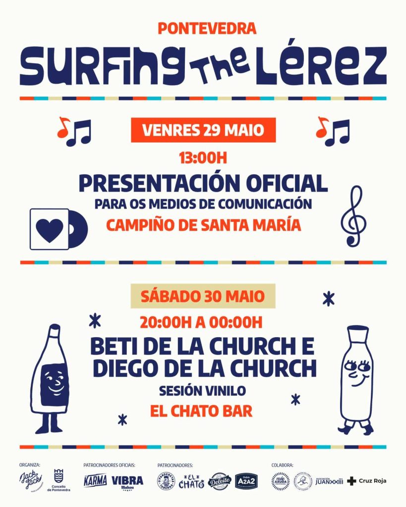 Presentación de Surfing The Lérez y Sesión Vinilo en Pontevedra