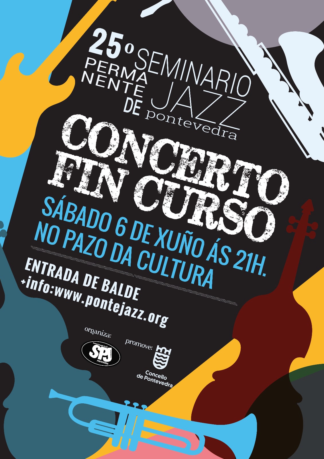 Concierto de Fin de Curso del Seminario Permanente de Jazz en Pontevedra