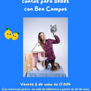 Cuentos para bebés en la Biblioteca Pública de Pontevedra