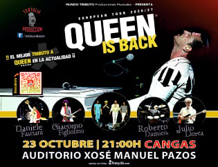 Espectáculo Tributo a Queen en Cangas