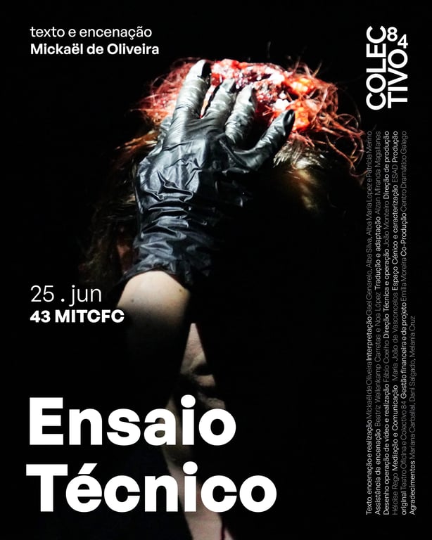 Estreno Absoluto de "Ensaio Técnico" por Colectivo 84 en la Mostra de Teatro de Cangas 2026