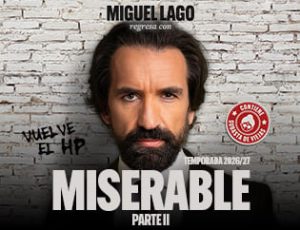 Miguel Lago presenta *Miserable II* en Pontevedra