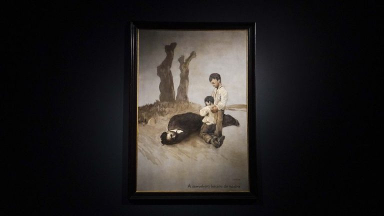 Exposición de "A Derradeira Leición do Mestre" de Castelao en Pontevedra
