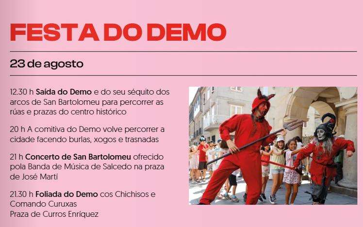 Festa do Demo en el centro histórico de Pontevedra