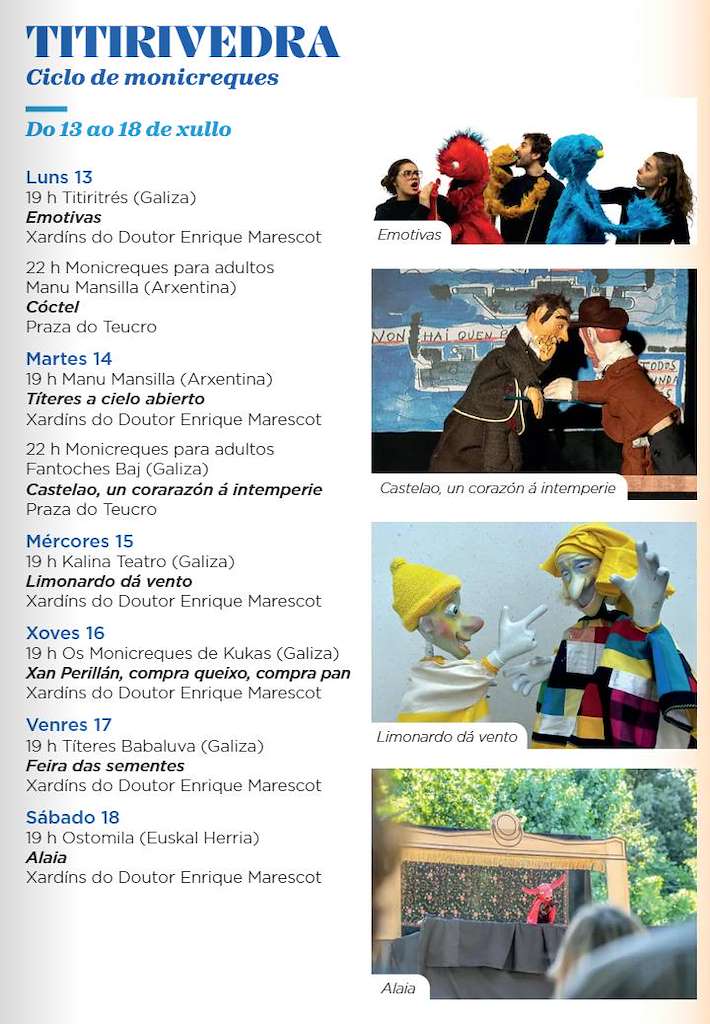 Festival de Títeres TitiriVedra en Pontevedra