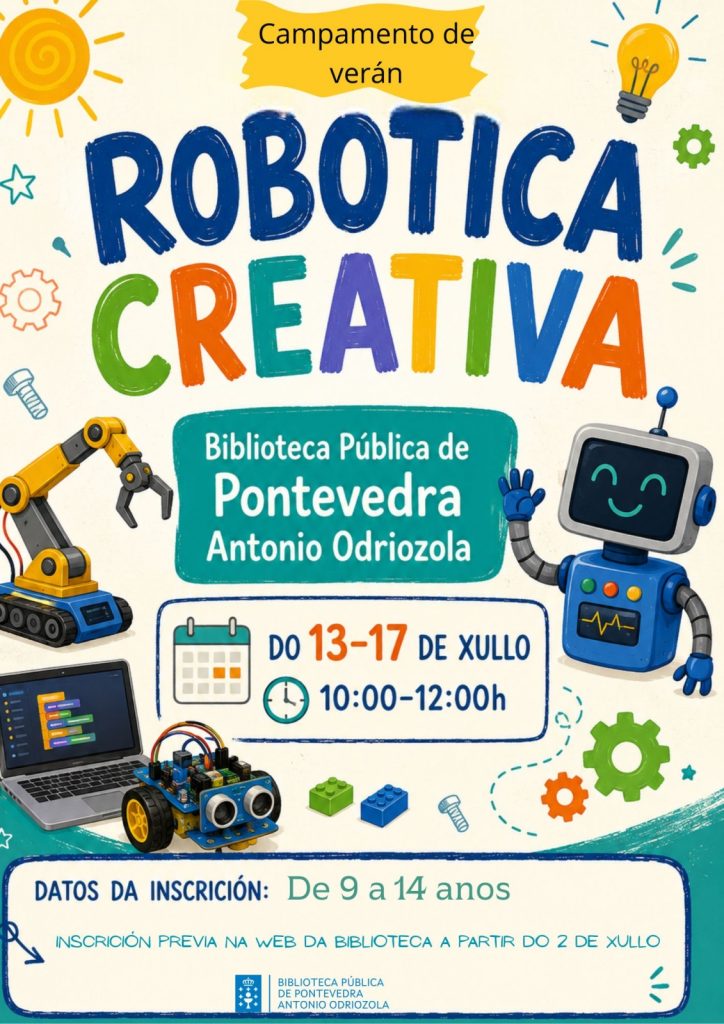 Taller de Robótica Creativa en la Biblioteca de Pontevedra