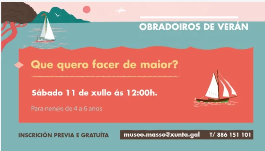 Talleres de Verano en el Museo Massó: ¿Qué Quiero Ser de Mayor? en Bueu