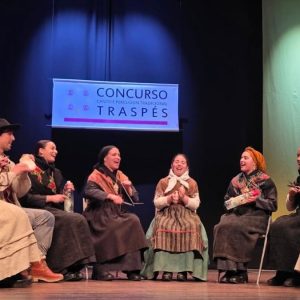 Actuación del Grupo de Música y Baile Tradicional Traspés en Pontevedra
