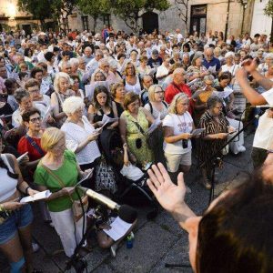 'Aquí Cántase' en el centro histórico de Pontevedra