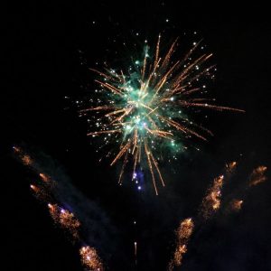 Espectáculo de Fuegos Artificiales en las Festas da Peregrina 2026 en Pontevedra