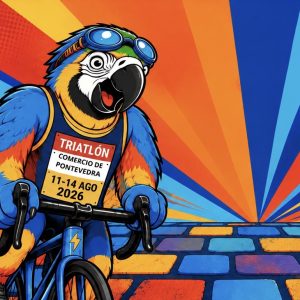 Gran Triatlón del Comercio en la Zona Monumental de Pontevedra