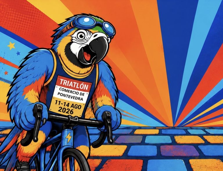 Gran Triatlón del Comercio en la Zona Monumental de Pontevedra