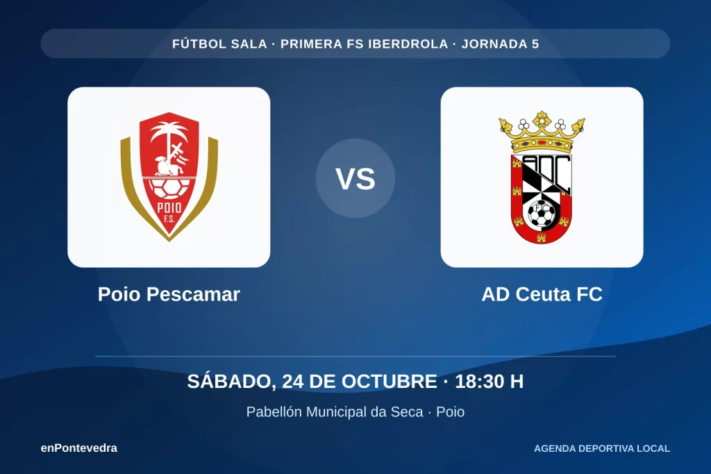 Poio Pescamar – AD Ceuta FC: Primera FS Iberdrola en Poio