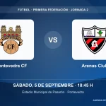 Pontevedra CF contra Arenas Club