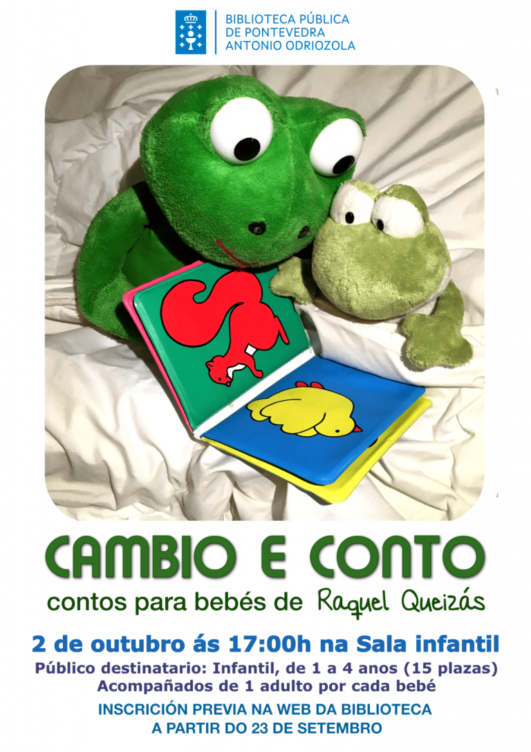 Cambio e cuento en la Biblioteca Pública de Pontevedra Antonio Odriozola