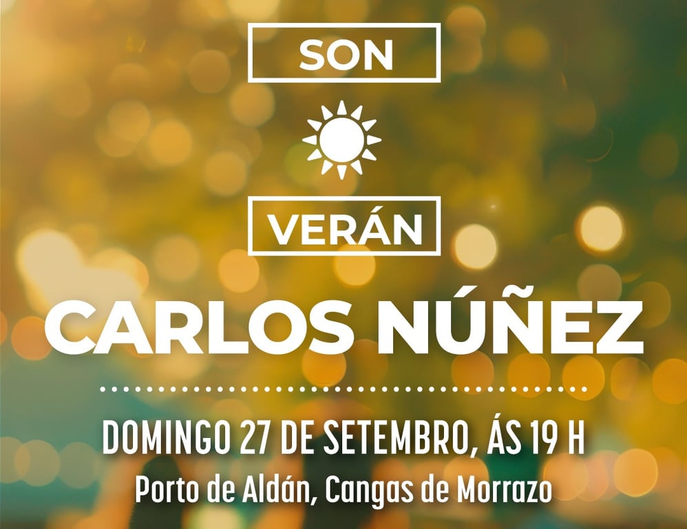 Carlos Núñez en concierto en Porto de Aldán