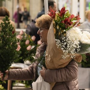 Mercado de flores de Todos los Santos en Pontevedra