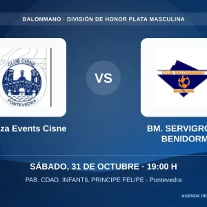 Quireza Events Cisne contra BM. SERVIGROUP BENIDORM