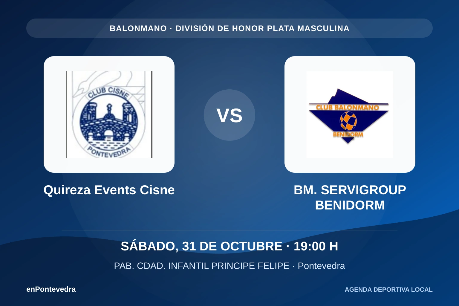 Quireza Events Cisne contra BM. SERVIGROUP BENIDORM