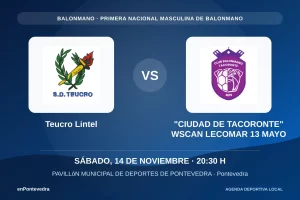 Teucro Lintel contra "CIUDAD DE TACORONTE" WSCAN LECOMAR 13 MAYO