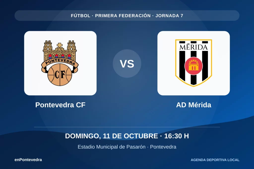 Pontevedra CF – AD Mérida