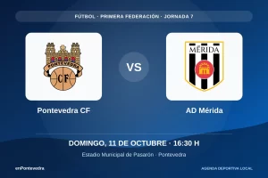 Pontevedra CF contra AD Mérida