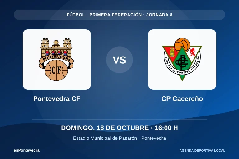 Pontevedra CF contra CP Cacereño