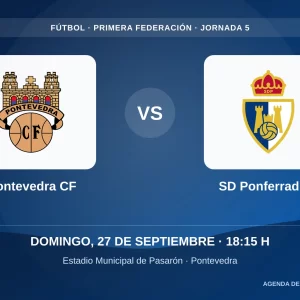 Pontevedra CF contra SD Ponferradina