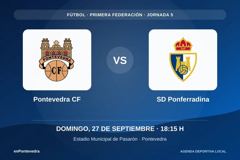 Pontevedra CF contra SD Ponferradina