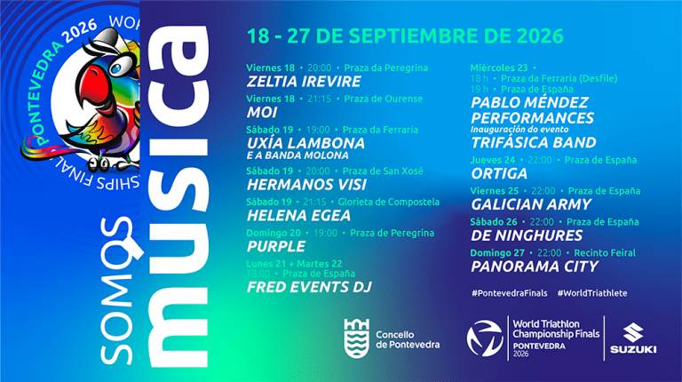 Cartel oficial de Somos Música Pontevedra 2026