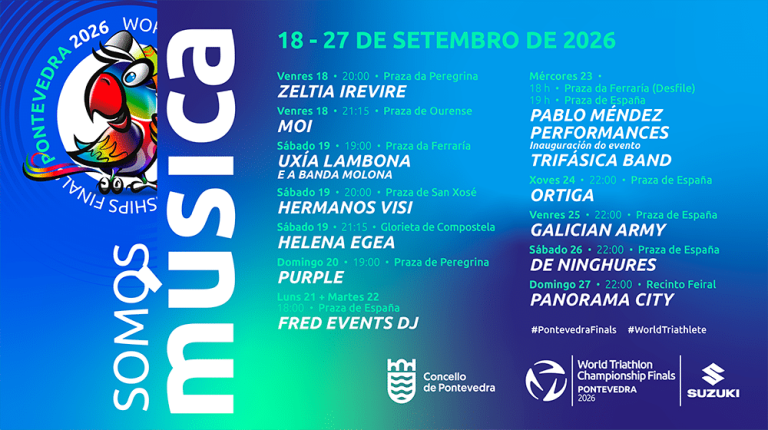 Cartel oficial de Somos Música Pontevedra 2026