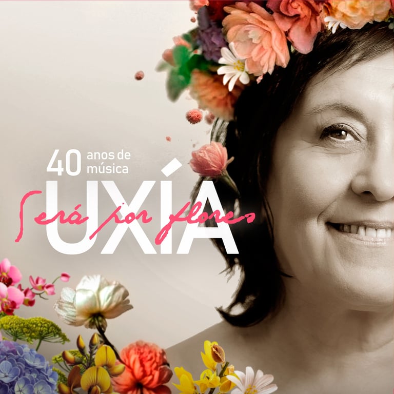 Uxía: «Será por flores», 40 anos na música en Vilagarcía de Arousa