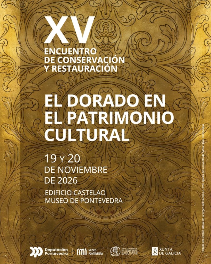 XV Encontro de Conservación e Restauración: o dourado no patrimonio cultural